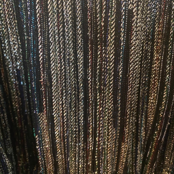 NWT Ramy Brook mini dress, Size: XS, Color: Metallic neutrals - Picture 7 of 7